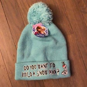 NWT teal Frozen winter hat